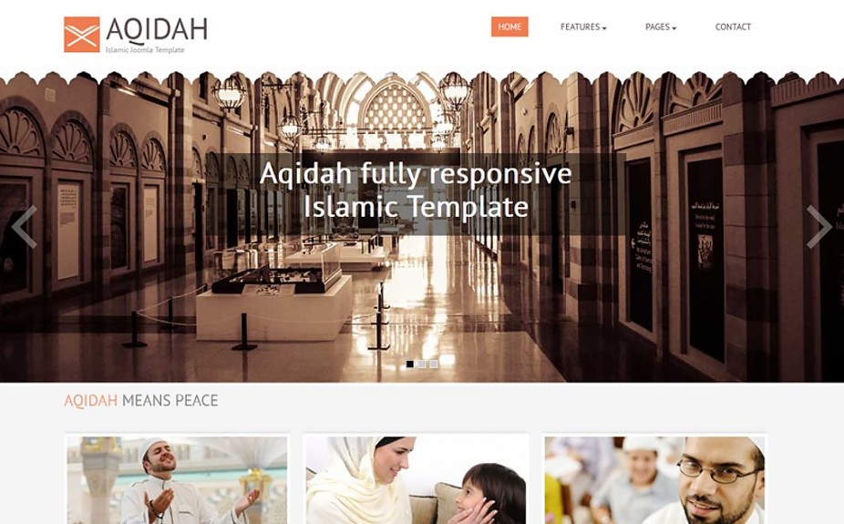 aqidah islamic template for websites