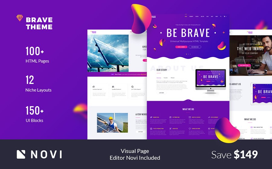 brave multi-purpose html template