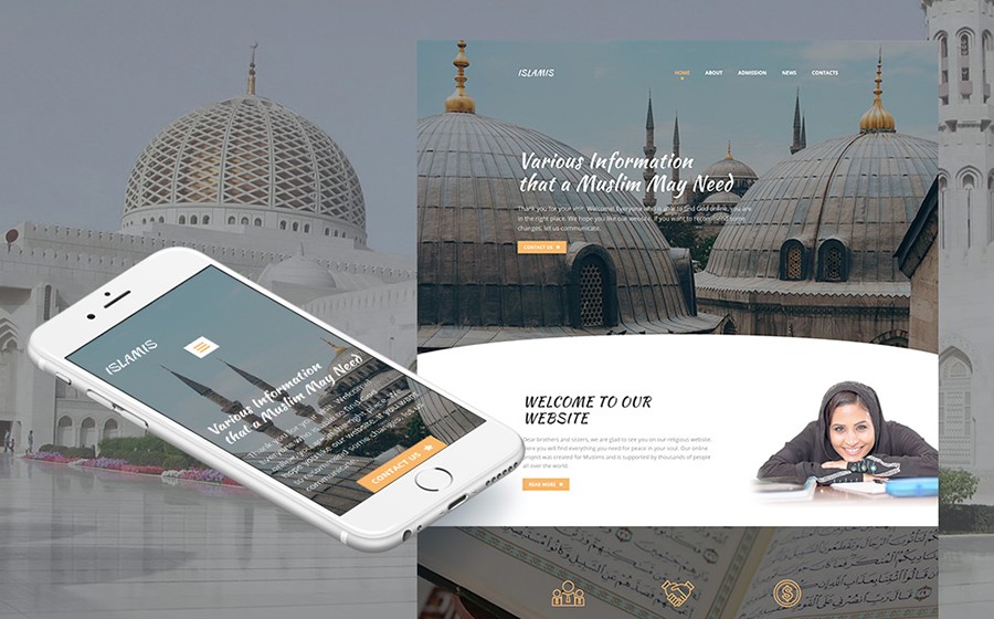 islamis moto-cms islamic template